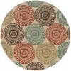 Oriental Weavers Montego 697J6 Beige/ Blue Area Rug 7 ft. 10 in. Round