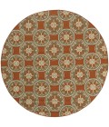 Oriental Weavers Area Rug Montego 8323D Orange 3' 7" X  5' 6"