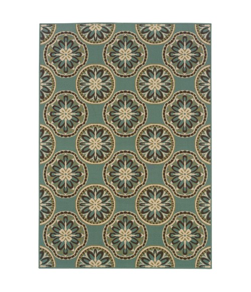 Oriental Weavers Area Rug Montego 8323L Blue 5' 3" X  7' 6"
