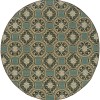 Oriental Weavers Montego 8323L Blue/ Ivory Area Rug 7 ft. 10 in. Round