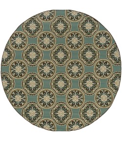 Oriental Weavers Montego 8323L Blue/ Ivory Area Rug 7 ft. 10 in. Round