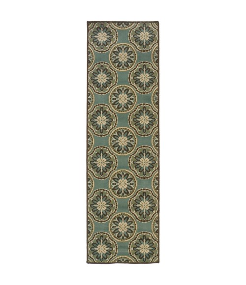Oriental Weavers Area Rug Montego 8323L Blue 2' 3" X  7' 6" Runner