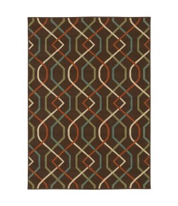 Oriental Weavers Montego 896N6 Brown/ Ivory Area Rug 8 ft. 6 in. X 13 ft. Rectangle