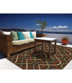Oriental Weavers Montego 896N6 Brown/ Ivory Area Rug 8 ft. 6 in. X 13 ft. Rectangle