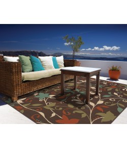 Oriental Weavers Montego 967X6 Brown/ Green Area Rug 3 ft. 7 in. X 5 ft. 6 in. Rectangle