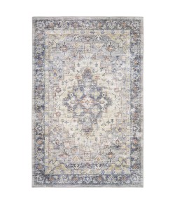 Oriental Weavers Myers Park Myp02 Blue/ Gold Area Rug 5 ft. X 7 ft. Rectangle