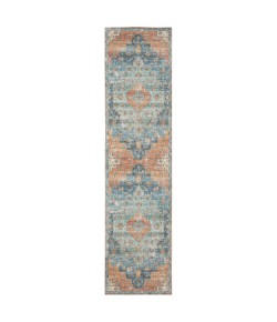 Oriental Weavers Myers Park Myp03 Rust/ Blue Area Rug 2 ft. X 8 ft. Runner