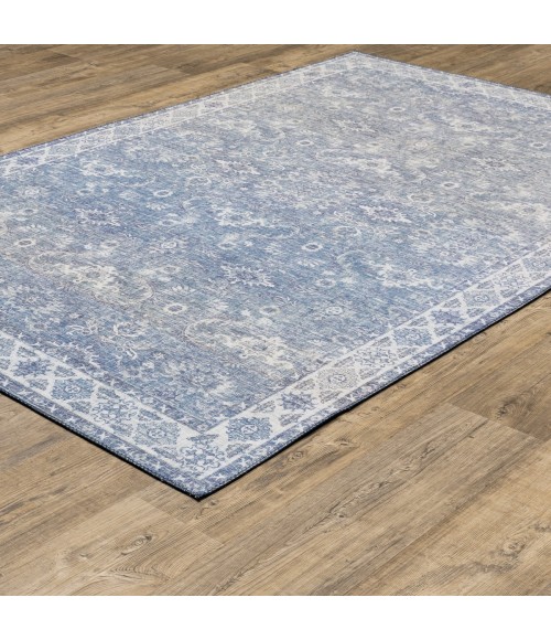 Oriental Weavers Area Rug Myers Park MYP04 Blue 5' X  7'