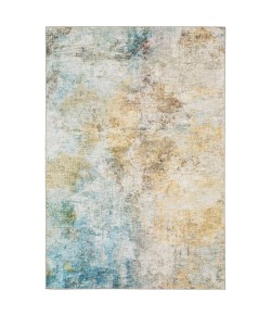 Oriental Weavers Myers Park Myp09 Yellow/ Blue Area Rug 5 ft. X 7 ft. Rectangle