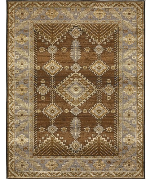 Oriental Weavers Naples Rug Oriental Weavers NAPLES 1441X Brown 9'10X12'10
