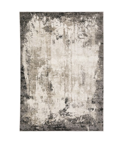 Nebulous Area Rug Oriental Weavers Area Rug Nebulous 7151E Grey 5' 3" X 7' 6"