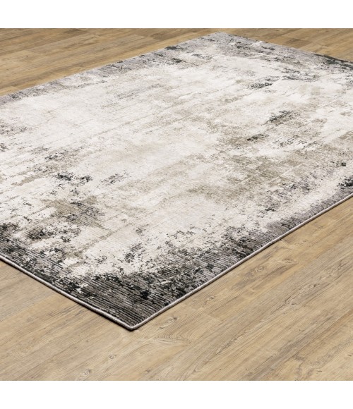 Nebulous Area Rug Oriental Weavers Area Rug Nebulous 7151E Grey 5' 3" X 7' 6"