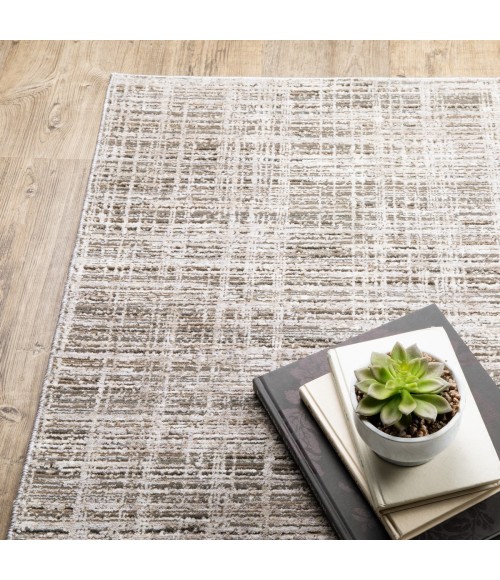 Oriental Weavers Area Rug Nebulous 071E9 Beige 9'10" X 12'10"