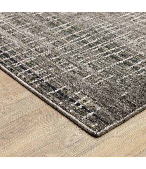 Oriental Weavers Area Rug Nebulous 751D9 Charcoal 2' 3" X  7' 6" Runner