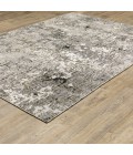 Oriental Weavers Area Rug Nebulous 091D9 Grey 7'10" X 10'10"
