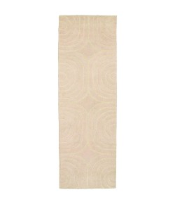 Oriental Weavers Optic 41108 Pink/ Ivory Area Rug 2 ft. 6 in. X 8 ft. 0 in. Runner