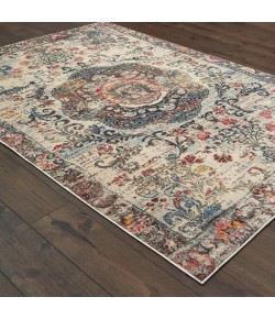 Oriental Weavers Pandora 047H7 Ivory/ Multi Area Rug 7 ft. 10 in. X 10 ft. 10 in. Rectangle