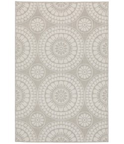 Oriental Weavers Portofino 1832H Grey/ Ivory Area Rug 3 ft. 3 in. X 5 ft. Rectangle