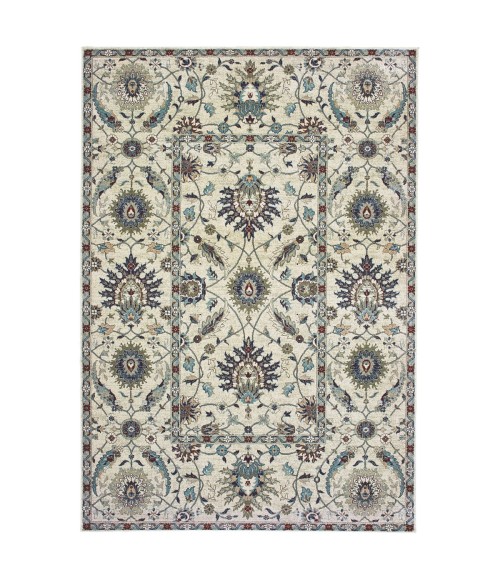 Oriental Weavers Area Rug Raleigh 022Y5 Ivory 5' 3" X  7' 6"