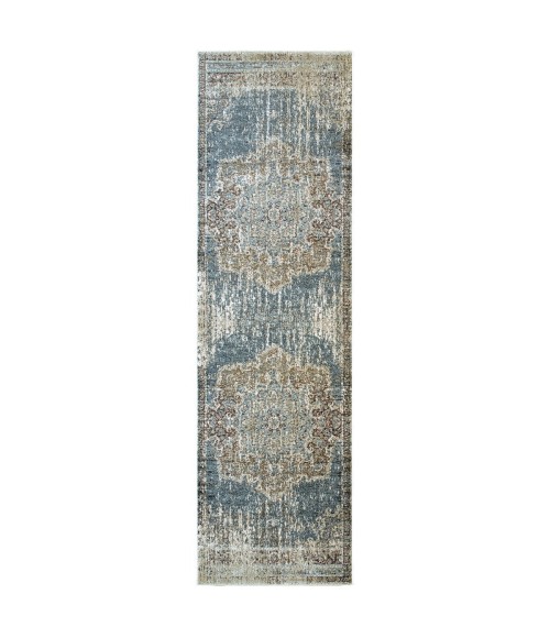 Oriental Weavers Area Rug Raleigh 6649H Blue 2' 3" X  7' 6" Runner