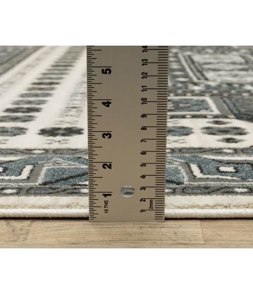 Oriental Weavers RAYLAN ray01 Grey/Blue Rug 6' 7X9' 6