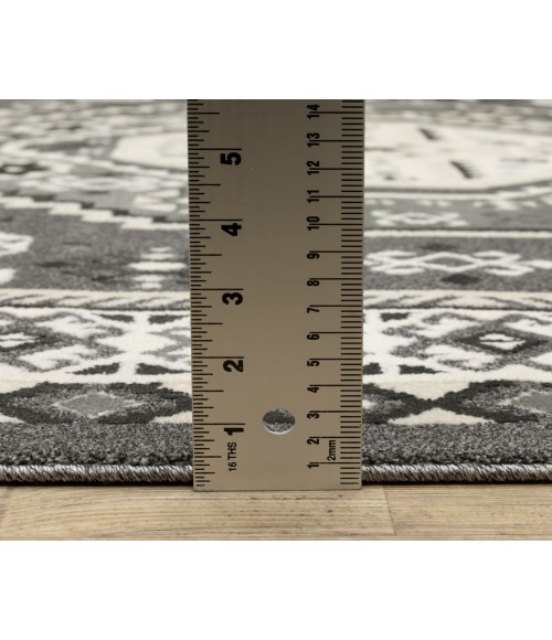 Oriental Weavers RAYLAN ray02 Grey/Ivory Rug 6'7X9'6