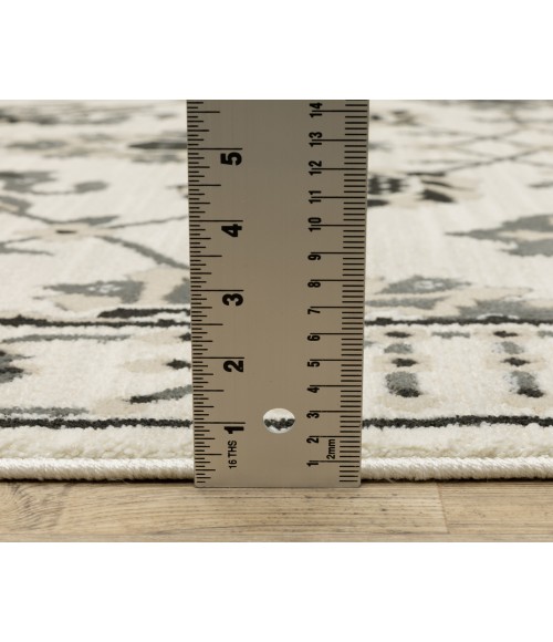 Oriental Weavers RAYLAN ray03 Ivory/Grey Rug 6'7X9'6