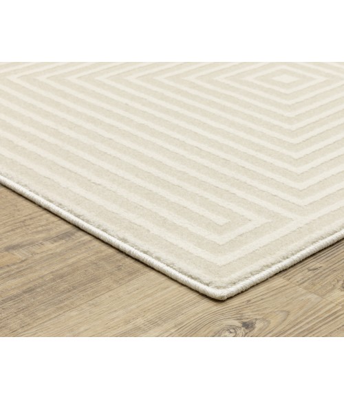 Oriental Weavers RAYLAN ray04 Ivory/Ivory Rug 6'7X9'6