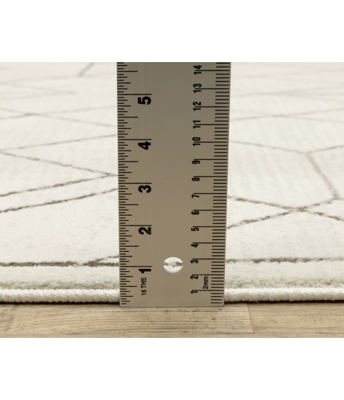 Oriental Weavers RAYLAN ray06 Ivory/Brown Rug 6'7X9'6