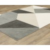 Oriental Weavers Raylan Ray07 Ivory/ Black 6 Ft. 7 In. X 9 Ft. 6 In. Rectangle Rug