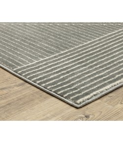 Oriental Weavers Raylan Ray08 Grey/ Ivory 6 Ft. 7 In. X 9 Ft. 6 In. Rectangle Rug