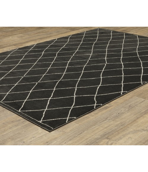 Oriental Weavers RAYLAN RAY12 Black 7'10X10'10