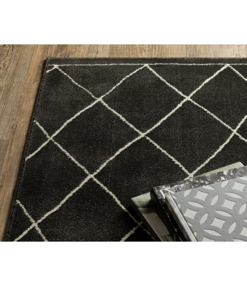 Oriental Weavers RAYLAN RAY12 Black 7'10X10'10