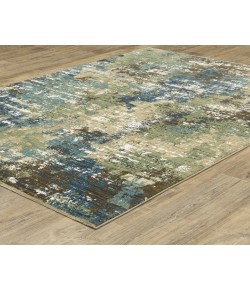 Oriental Weavers Reed Re06A Blue/ Green 3 Ft. 3 In. X 5 Ft. Rectangle Rug