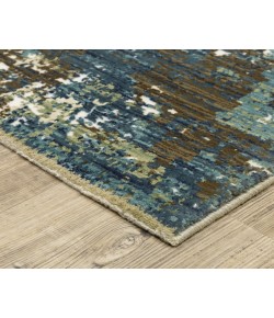 Oriental Weavers Reed Re06A Blue/ Green 3 Ft. 3 In. X 5 Ft. Rectangle Rug
