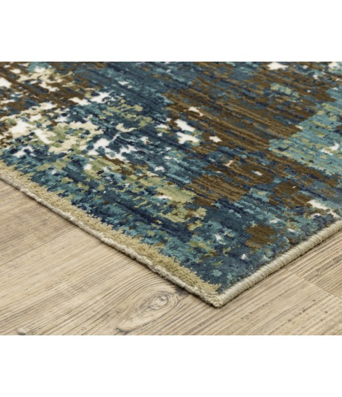 Oriental Weavers REED re06a Blue/Green Rug 3' 3X5'