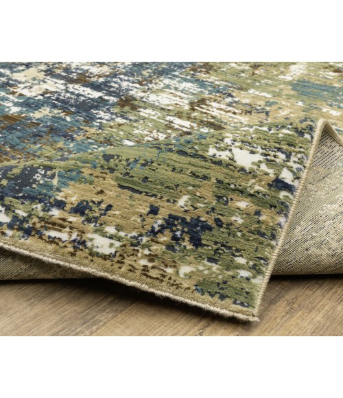 Oriental Weavers REED re06a Blue/Green Rug 3' 3X5'