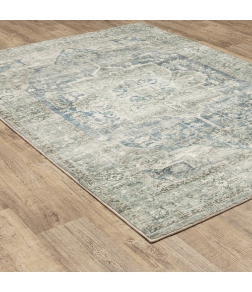 Oriental Weavers Area Rug Savoy 28102 Grey 5' 3" X  7' 3"