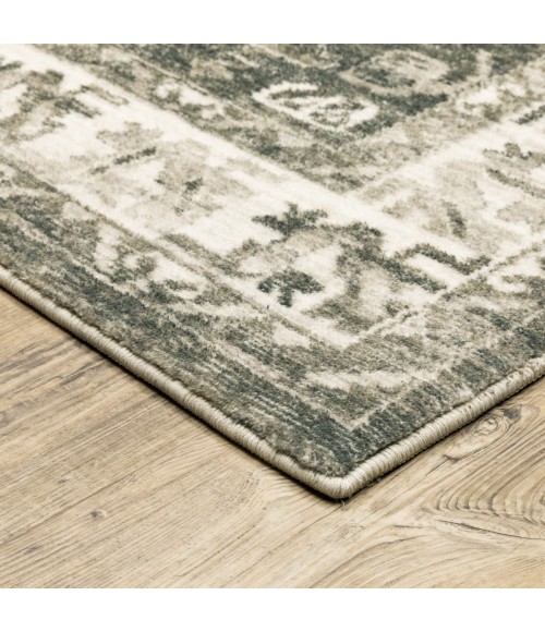Oriental Weavers Area Rug Savoy 28105 Charcoal 5' 3" X  7' 3"