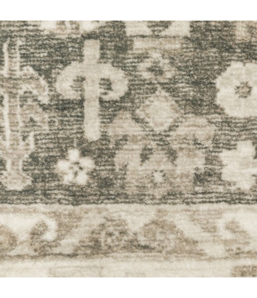Oriental Weavers Area Rug Savoy 28105 Charcoal 5' 3" X  7' 3"