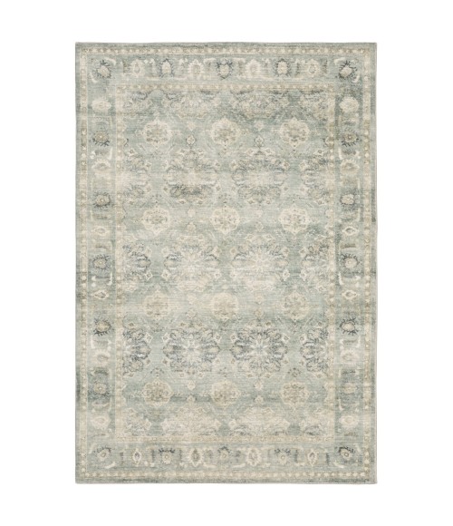 Oriental Weavers Area Rug Savoy 28107 Green 5' 3" X  7' 3"