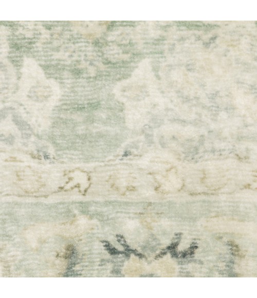 Oriental Weavers Area Rug Savoy 28107 Green 5' 3" X  7' 3"