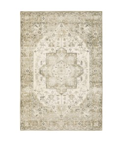 Oriental Weavers Savoy 28108 Green/ Ivory Area Rug 5 ft. 3 in. X 7 ft. 3 in. Rectangle