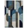 Oriental Weavers Strada Str03 Blue/ Grey Area Rug 5 ft. 3 in. X 7 ft. 3 in. Rectangle