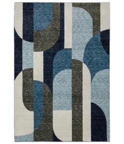 Oriental Weavers Strada Str03 Blue/ Grey Area Rug 5 ft. 3 in. X 7 ft. 3 in. Rectangle