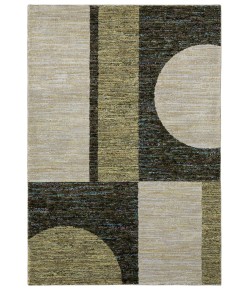 Oriental Weavers Strada Str05 Green/ Beige Area Rug 5 ft. 3 in. X 7 ft. 3 in. Rectangle