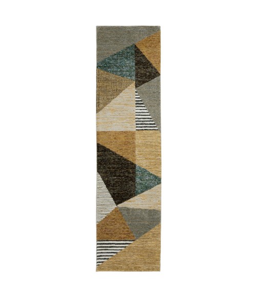 Strada Area Rug Oriental Weavers Area Rug Strada STR10 Gold 2' 3" X 8' Runner