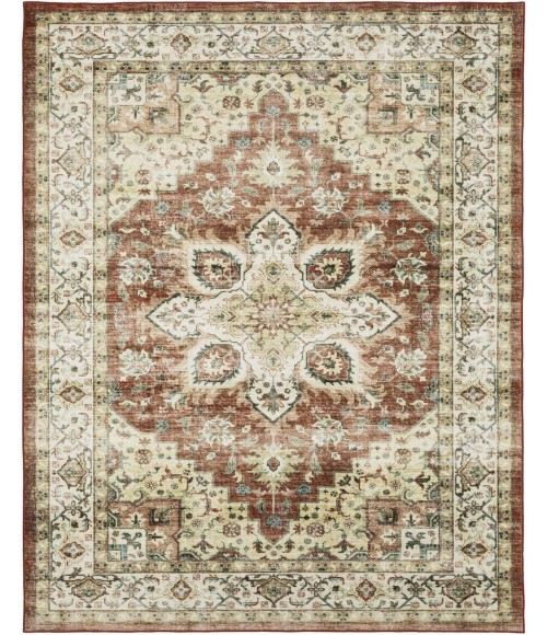 Oriental Weavers SUMTER sum01 Red/Ivory Rug 2'X8'