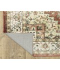 Oriental Weavers SUMTER sum01 Red/Ivory Rug 2'X8'