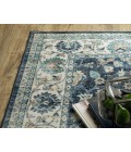 Oriental Weavers SUMTER sum02 Blue/Ivory Rug 2'X8'
